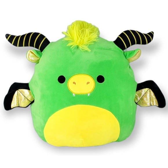 Squishmallow Bethuna The Horned Dragon HTF Exclusive Blacklight Edition 12in - Picture 3 of 16